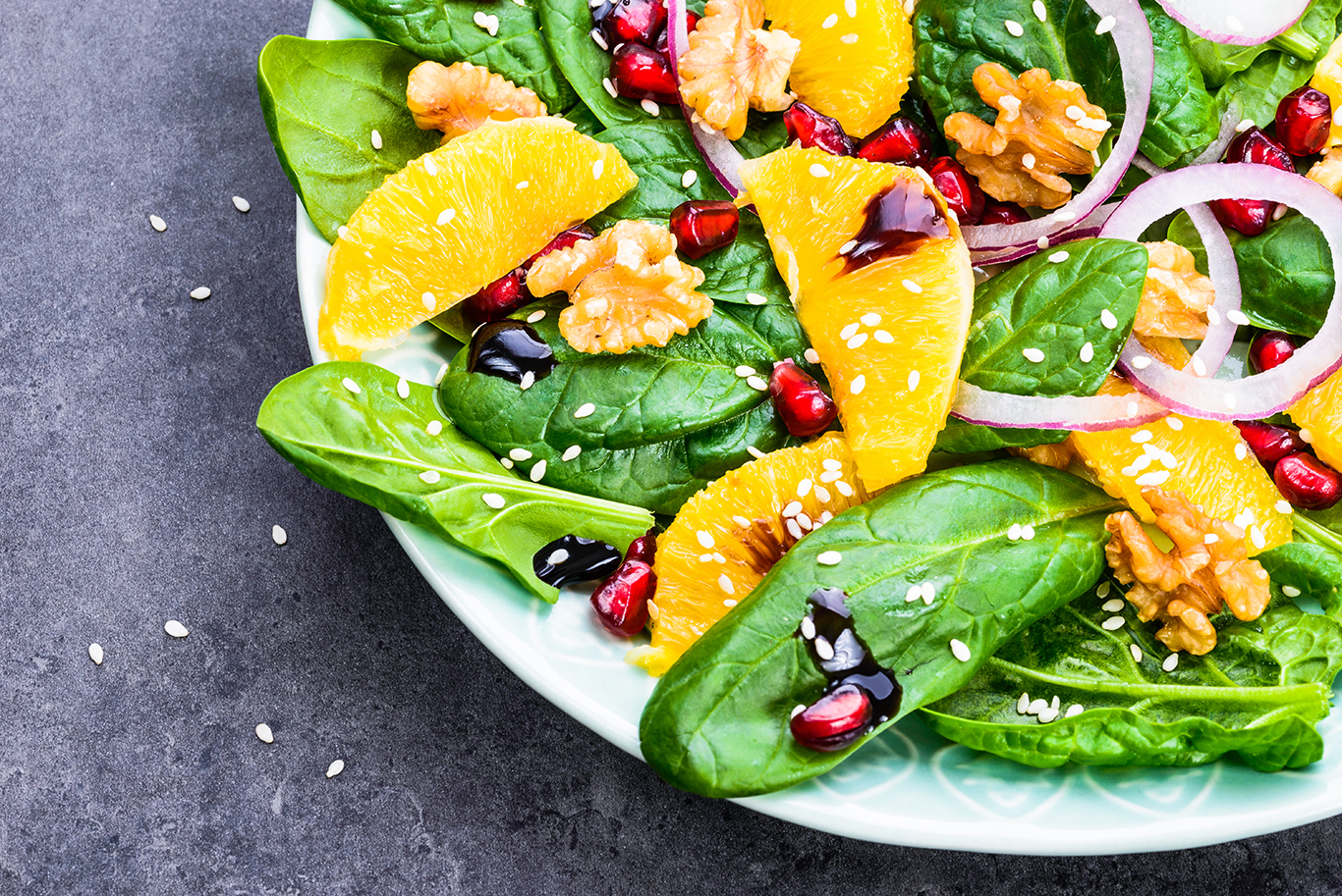 Pomegranate Cobb Salad: Crisp Greens, Lean Chicken & Zesty Dressing